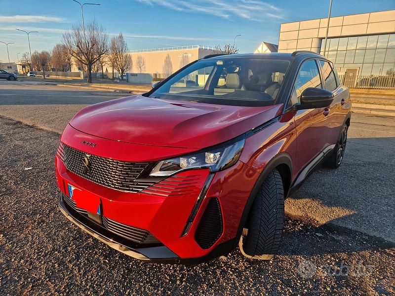 Usata Peugeot 3008 GT 131 CV (96 kW) 2021 Rosso SUV