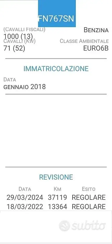 Usata Nissan Micra 71 CV (52 kW) 2018 Grigio Utilitaria
