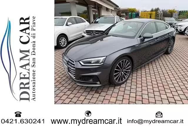Usata Audi A5 S-Line 190 CV (139 kW) 2019 Grigio Coupé