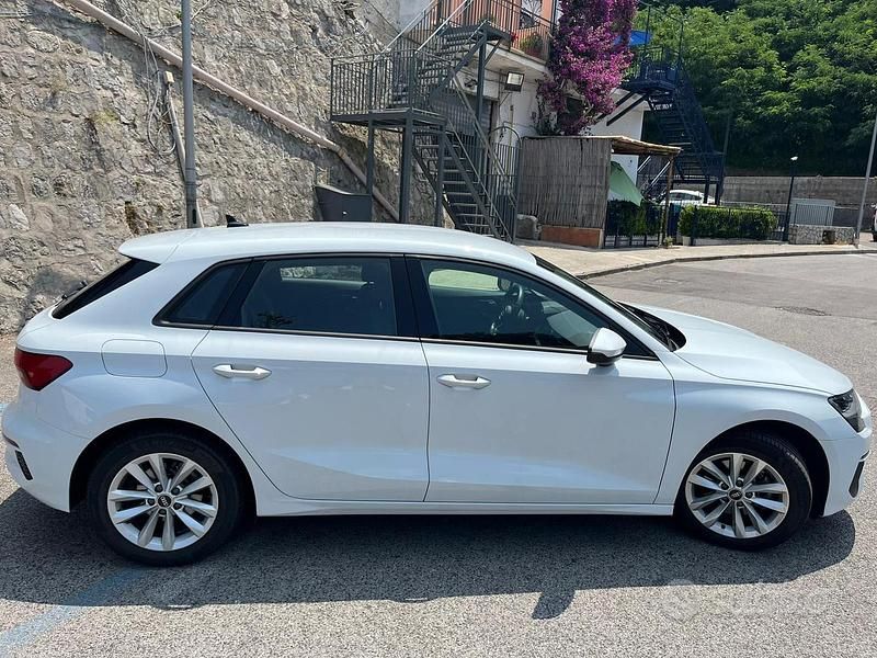 Usata Audi A3 Advanced 116 CV (85 kW) 2022 Bianco Berlina