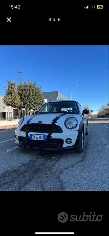 Usata Mini Cooper 90 CV (66 kW) 2011 Bluazzurro Utilitaria