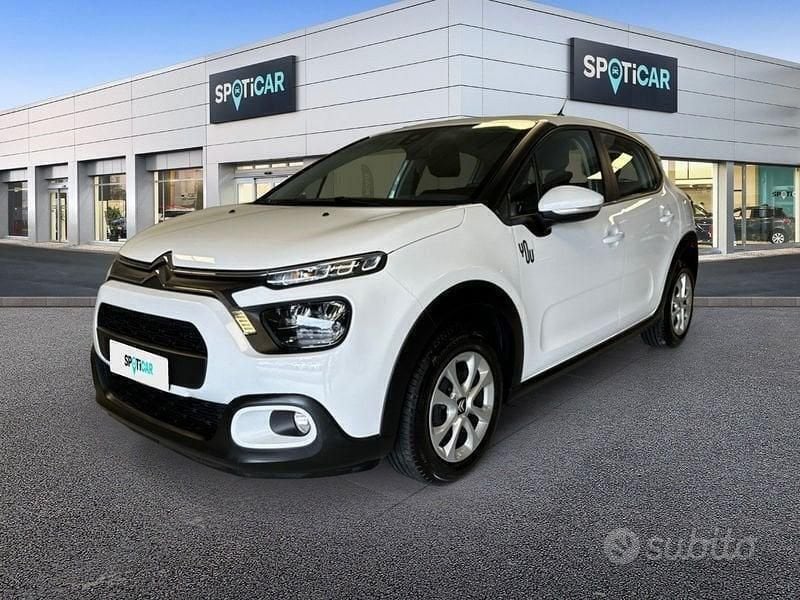 Bianco Usata 2023 Citroën C3 PureTech Due volumi | 13.650 € (Buon prezzo) - Immagine 1/4