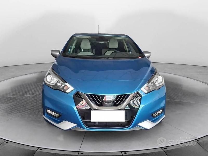 Usata Nissan Micra N-Connecta 90 CV (66 kW) 2018 Azzurro metallizzato Utilitaria