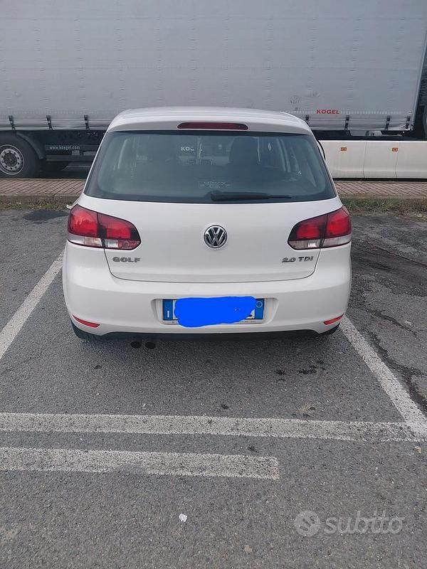 Usata VW Golf VI 110 CV (80 kW) 2009 Nero Utilitaria