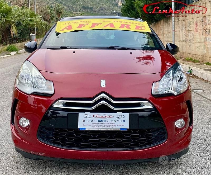 Usata Citroën DS3 Chic 70 CV (51 kW) 2011 Rosso Utilitaria
