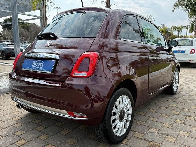 Usata Fiat 500 Lounge 95 CV (69 kW) 2017 Rosso Berlina