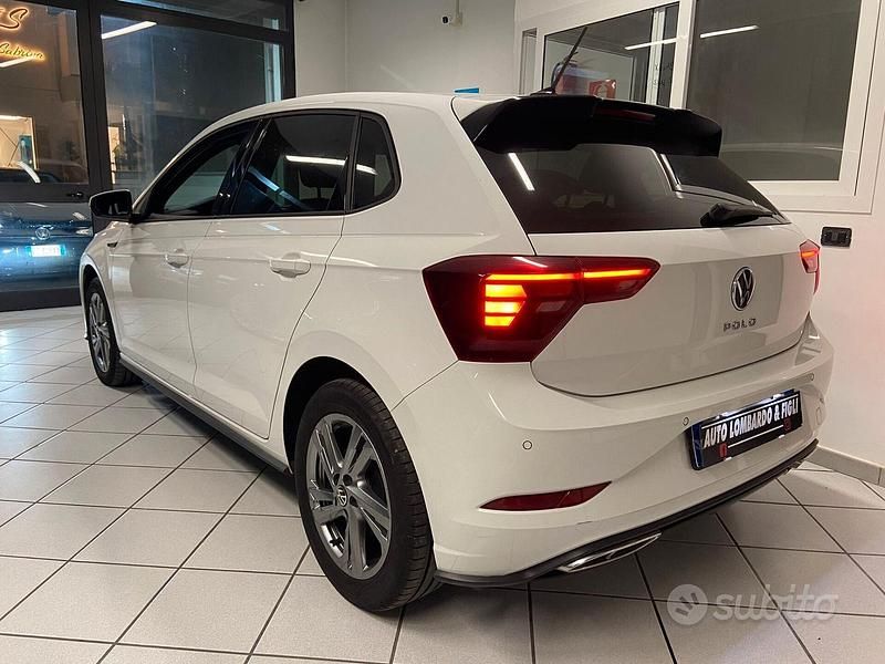 Usata VW Polo R-line 95 CV (69 kW) 2023 Bianco Berlina