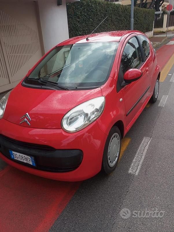 Usata Citroën C1 2007 Rosso Utilitaria