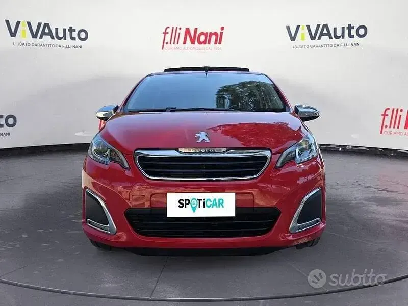 Usata Peugeot 108 Style 72 CV (52 kW) 2021 Rosso Cabrio