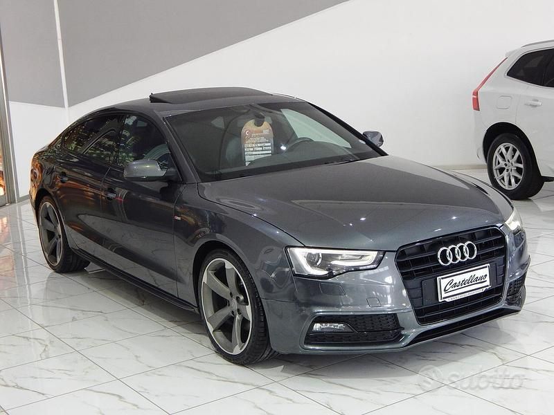 Usata Audi A5 Sportback S-Line 190 CV (139 kW) 2016 Grigio Utilitaria