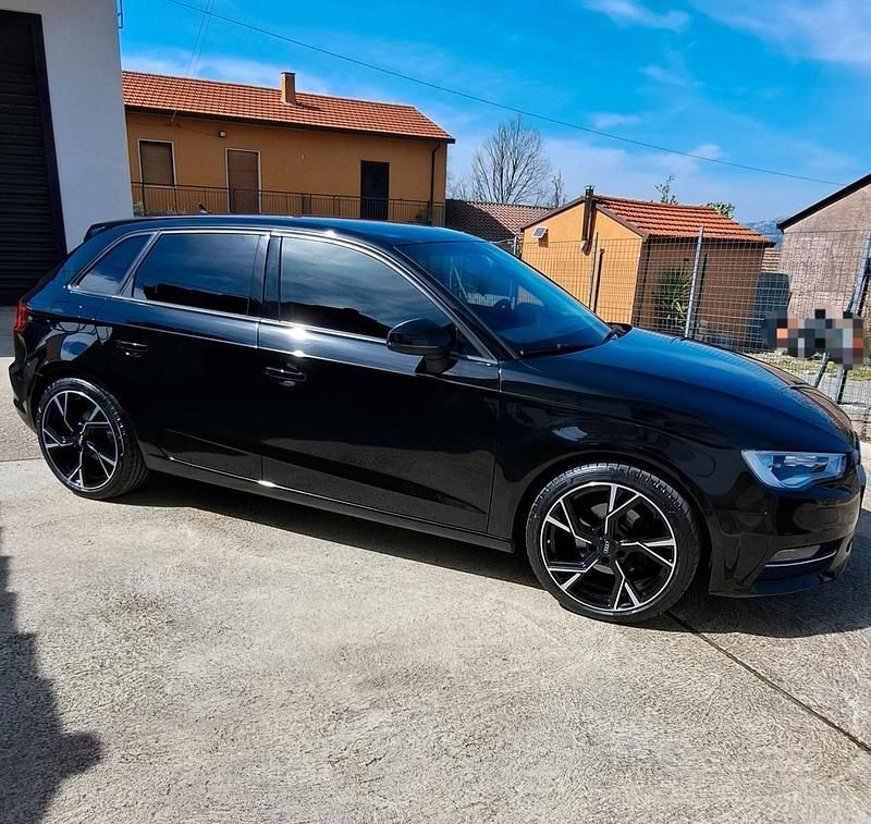 Usata Audi A3 Ambiente 150 CV (110 kW) 2014 Nero Berlina