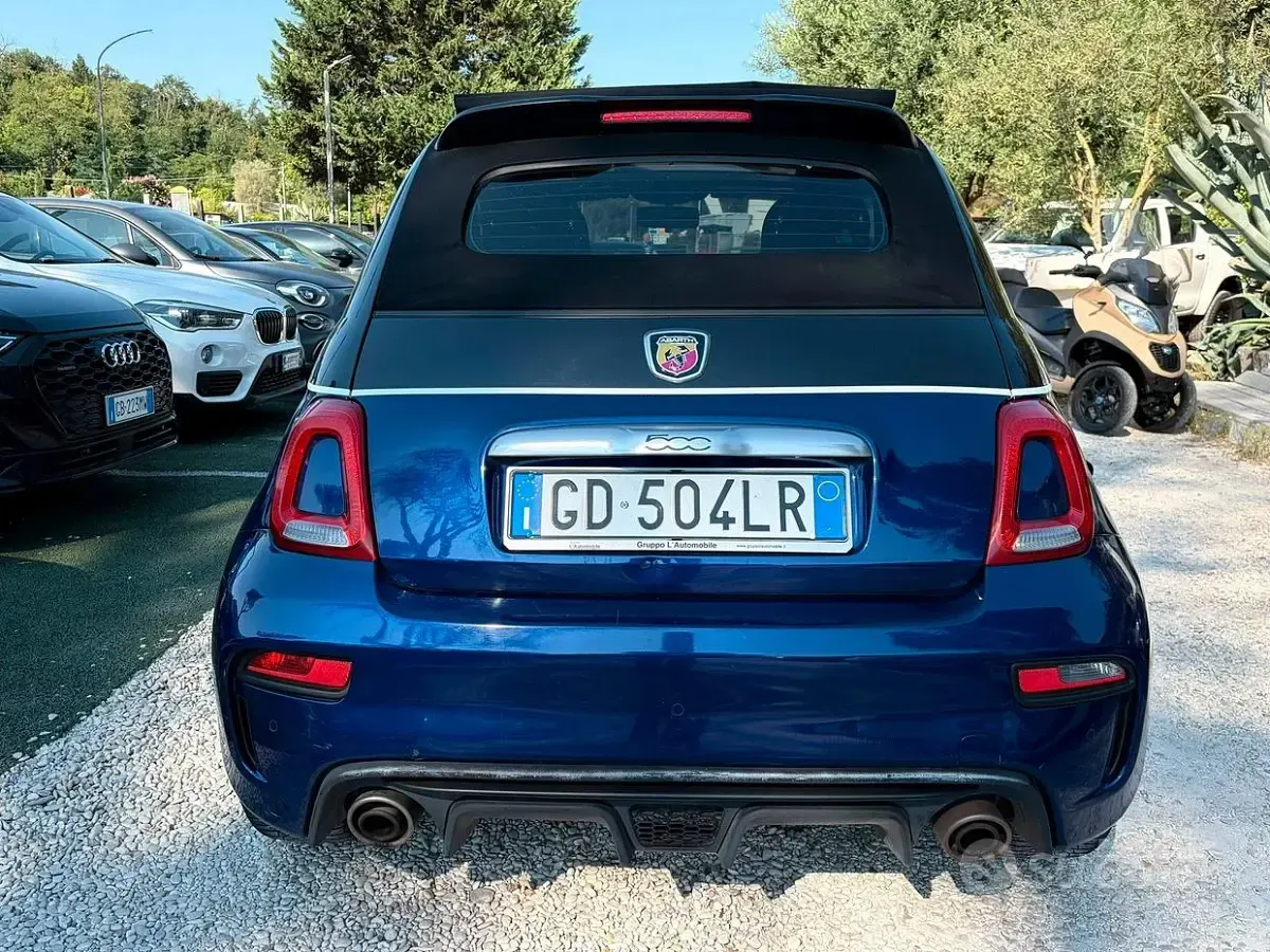 Usata Abarth 595 145 CV (106 kW) 2018 Bluazzurro Cabrio