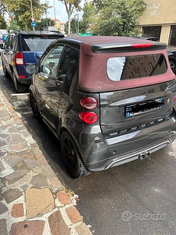 Usata Smart ForTwo Cabrio Pure 54 CV (39 kW) 2012 Nero Cabrio
