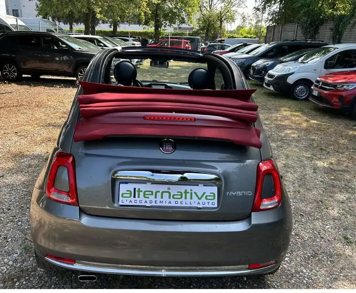 Usata Fiat 500C Dolcevita 69 CV (50 kW) 2023 Grigio pompei Cabrio