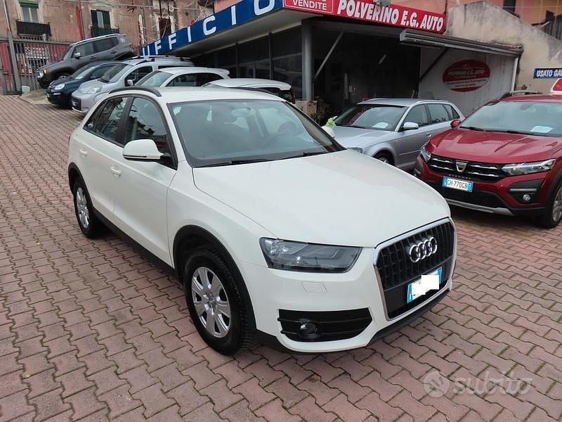 Usata Audi Q3 Advanced 140 CV (102 kW) 2014 Bianco SUV
