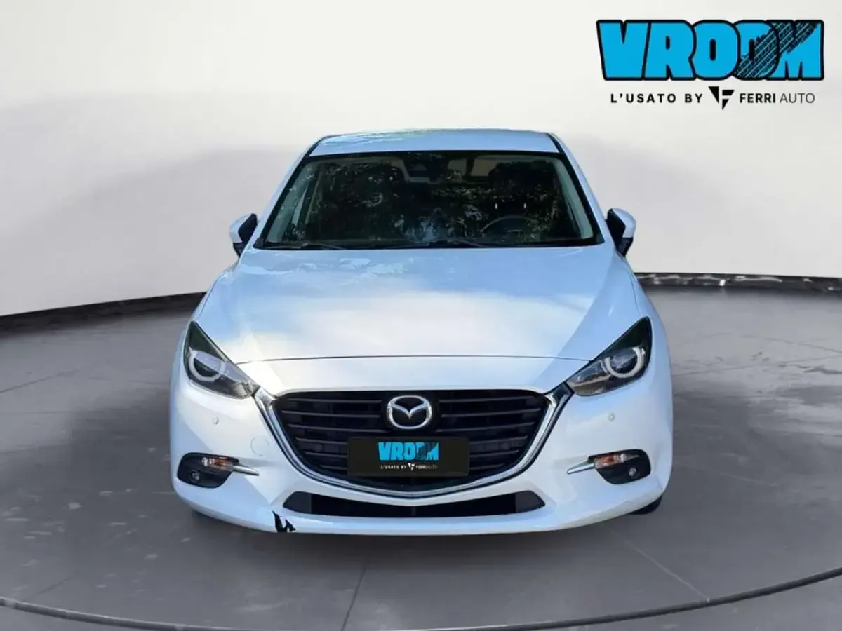 Usata Mazda 3 Exceed 105 CV (77 kW) 2018 Bianco Berlina