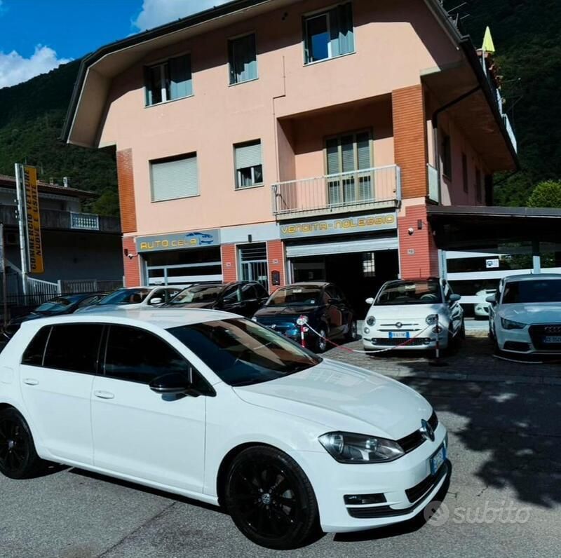 Usata VW Golf VII 110 CV (80 kW) 2014 Bianco Berlina