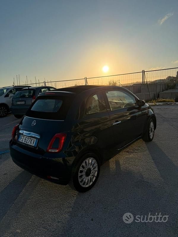 Usata Fiat 500C 2019 Blu Cabrio