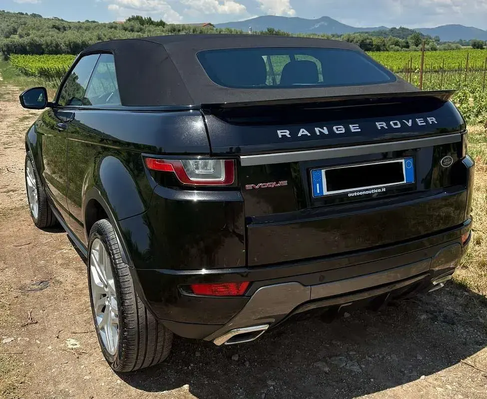 Usata Land Rover Range Rover evoque Dynamic 150 CV (110 kW) 2017 Nero Cabrio
