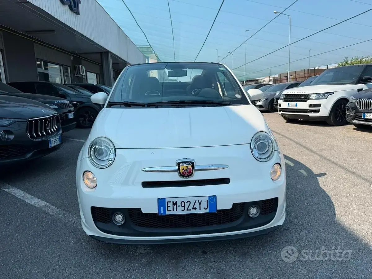 Usata Abarth 500C 140 CV (102 kW) 2012 Bianco Cabrio