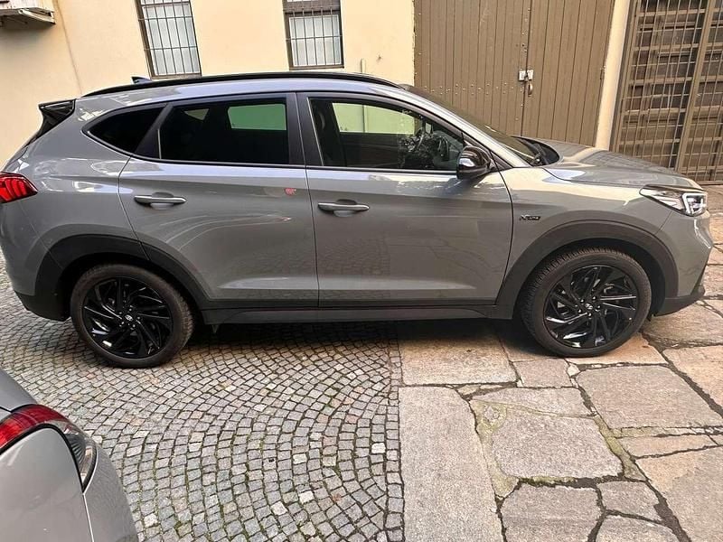 Usata Hyundai Tucson N Line 136 CV (100 kW) 2019 Shadow grey metal. SUV