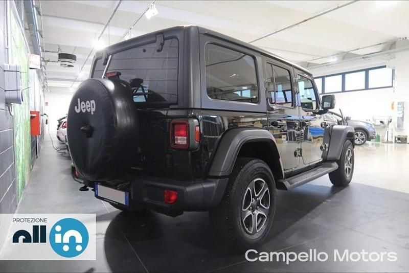 Usata Jeep Wrangler Unlimited Sport 200 CV (147 kW) 2020 Nero SUV