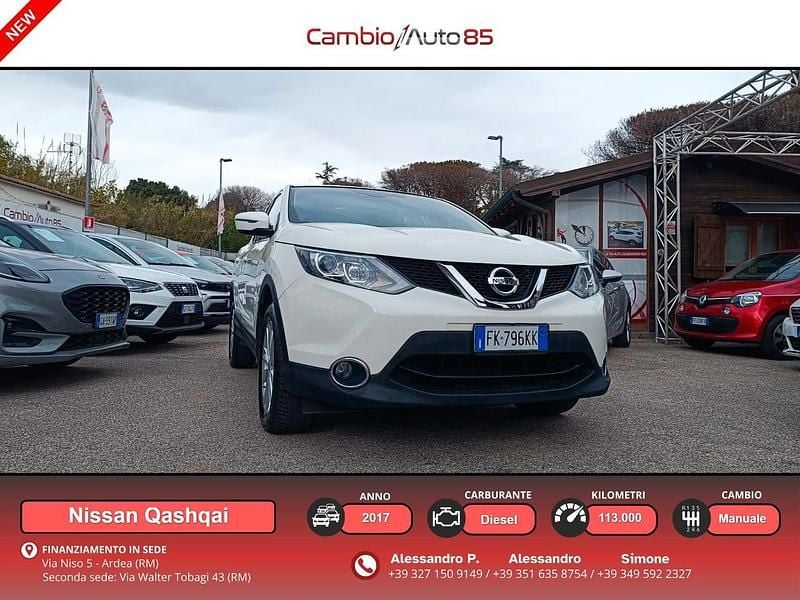 Usata Nissan Qashqai Acenta 110 CV (80 kW) 2017 Bianco SUV