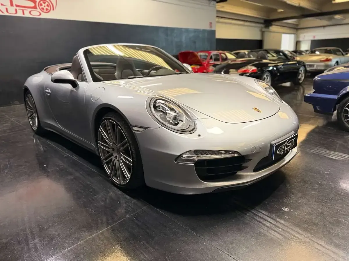 Usata Porsche 991 400 CV (294 kW) 2014 Argento gt Cabrio