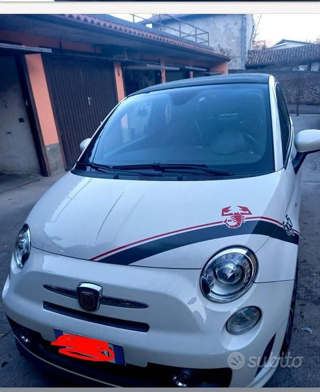 Usata Abarth 500 2015 Bianco Cabrio