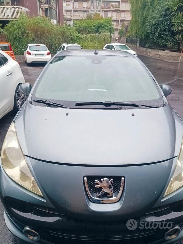 Usata Peugeot 207 109 CV (80 kW) 2007 Grigio Cabrio