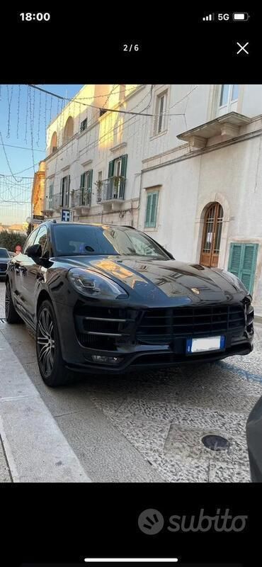 Usata Porsche Macan Turbo 400 CV (294 kW) 2016 Nero SUV