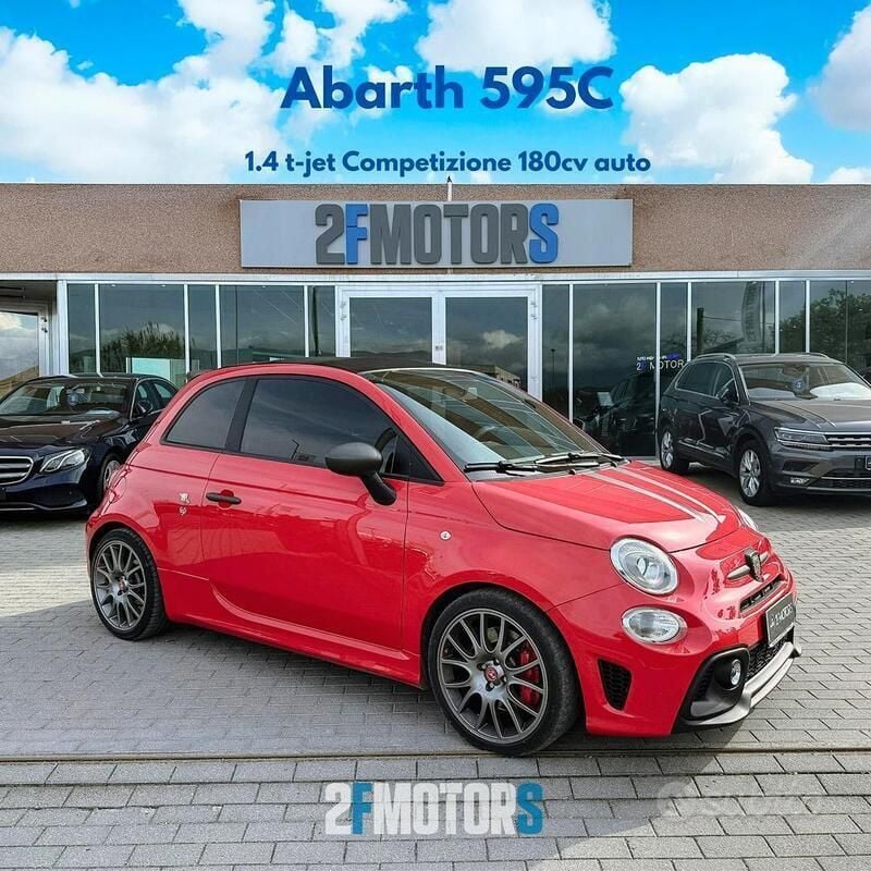 Usata Abarth 595C Competizione 180 CV (132 kW) 2021 Rosso Cabrio