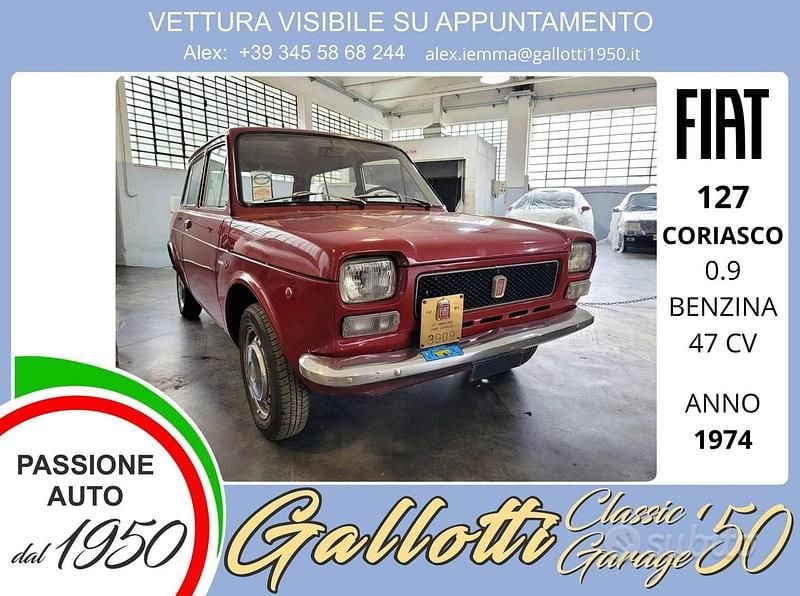 Usata Fiat 127 47 CV (34 kW) 1970 Rosso Station wagon