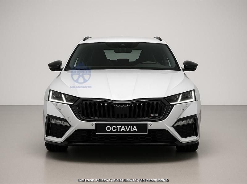 Usata Skoda Octavia RS 200 CV (147 kW) 2024 Bianco Station wagon