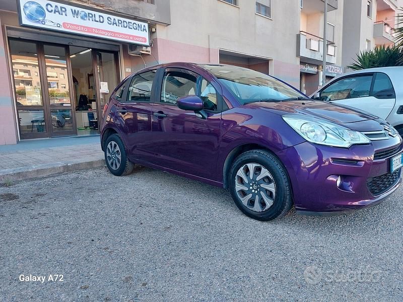 Usata Citroën C3 Live 68 CV (50 kW) 2016 Viola Utilitaria