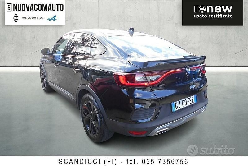 Usata Renault Arkana RS Line 145 CV (106 kW) 2022 Nero SUV