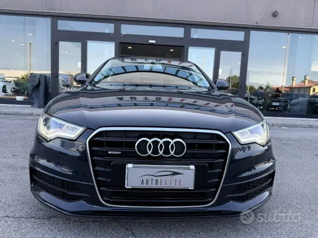 Usata Audi A6 S-Line 204 CV (150 kW) 2013 Blu Station wagon