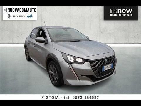 Usata Peugeot e-208 Allure 100 kW (136 CV) 2021 Grigio Utilitaria