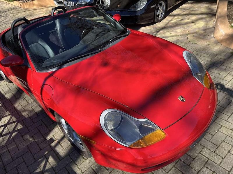 Usata Porsche Boxster 204 CV (150 kW) 1999 Rosso Cabrio