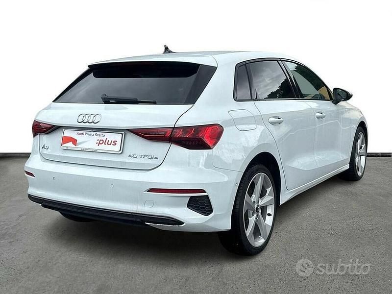 Usata Audi A3 Advanced 204 CV (150 kW) 2021 Bianco Berlina