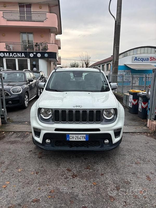 Bianco Usata 2022 Jeep Renegade Limited SUV | 16.990 € (Ottimo prezzo) - Immagine 1/4