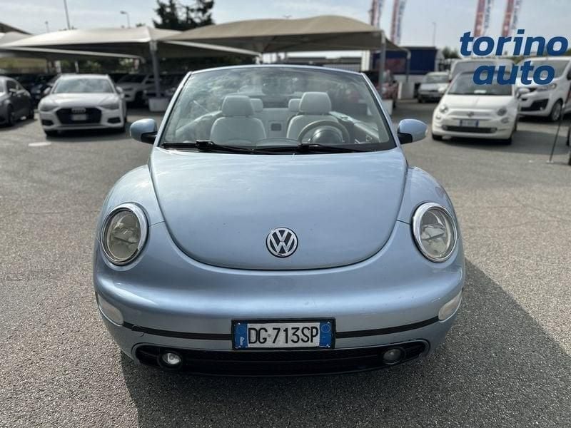 Usata VW Beetle 116 CV (85 kW) 2003 Azzurro Cabrio