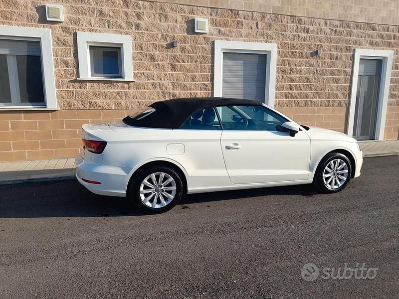 Usata Audi A3 Cabriolet 110 CV (80 kW) 2014 Bianco Cabrio