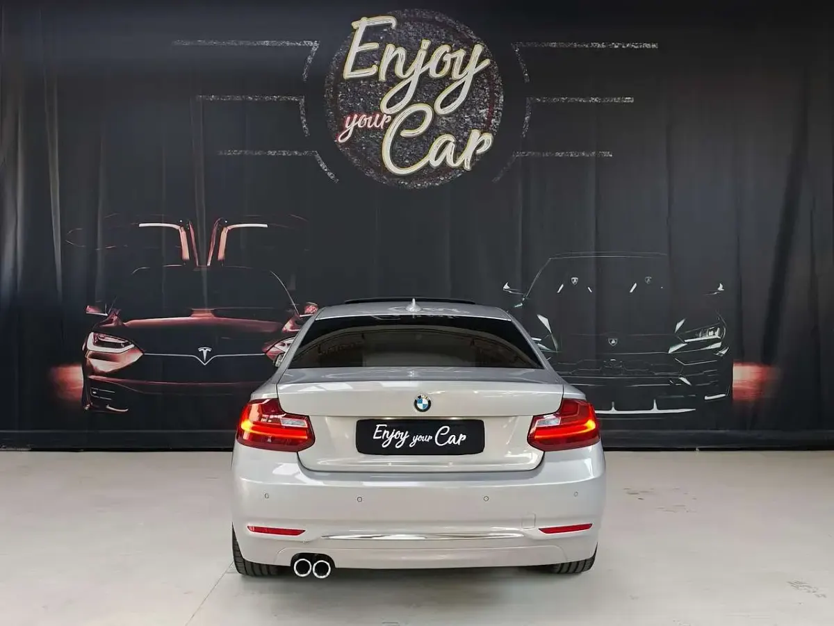 Usata BMW 220 Luxury Line 190 CV (139 kW) 2017 Moonlight silver metallic Coupé