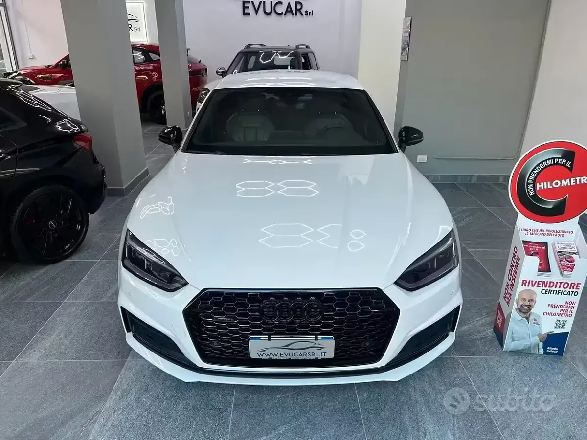 Usata Audi A5 Sport 190 CV (139 kW) 2017 Bianco Coupé