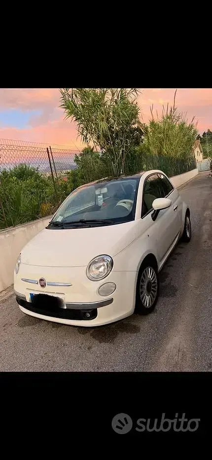 Usata Fiat 500 95 CV (69 kW) 2013 Bianco Utilitaria