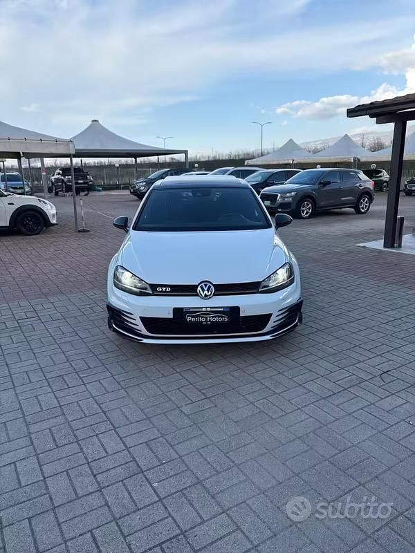 Usata VW Golf VII GTD 184 CV (135 kW) 2016 Bianco Berlina