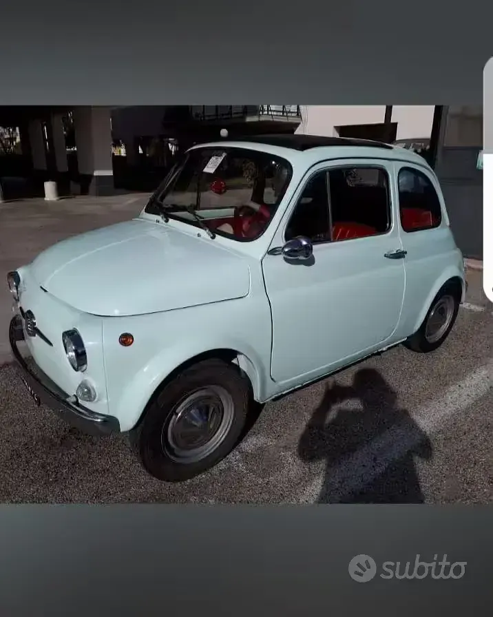 Usata Fiat 500 1960 Verde Utilitaria