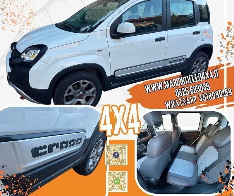 Usata Fiat Panda Cross Cross 95 CV (69 kW) 2015 Bianco Utilitaria