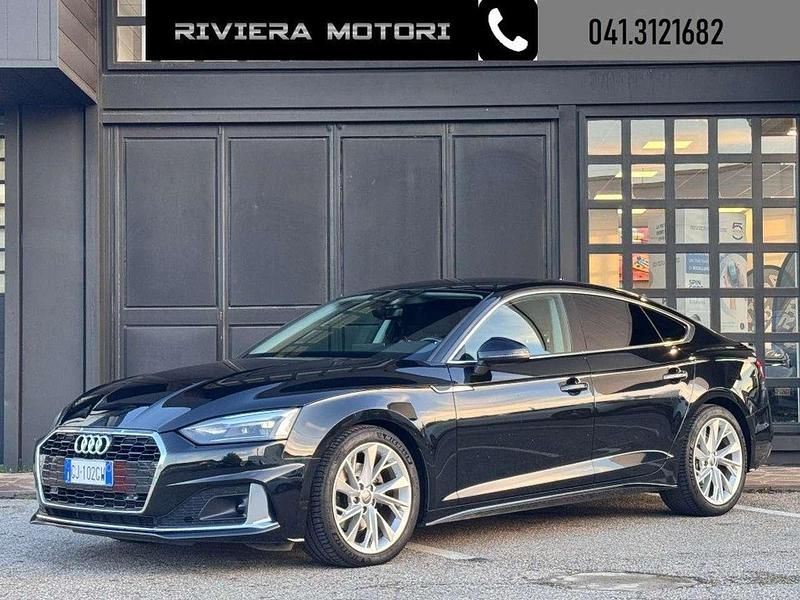 Usata Audi A5 Advanced 163 CV (119 kW) 2020 Nero Berlina